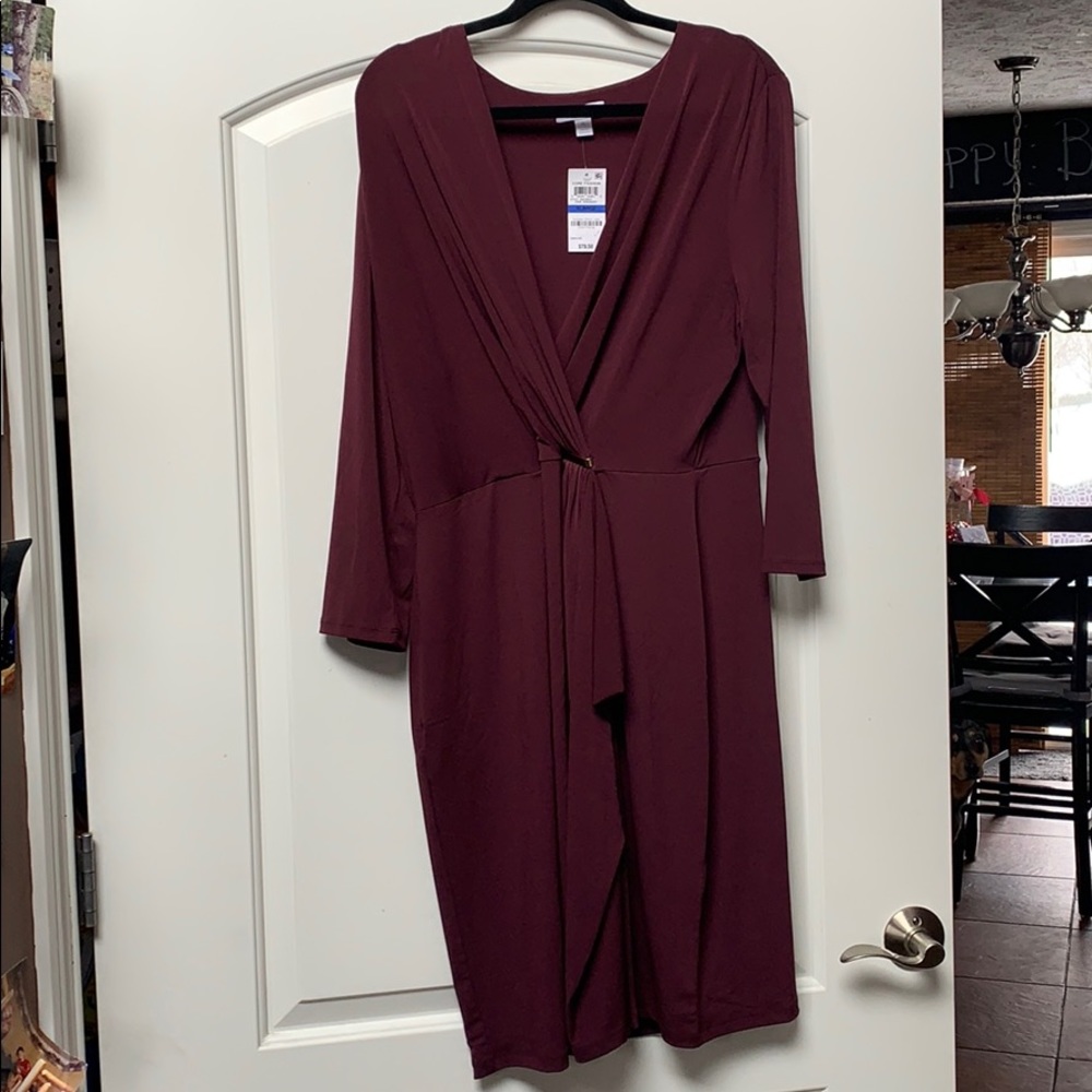 Maroon Charter Club Cocktail Dress